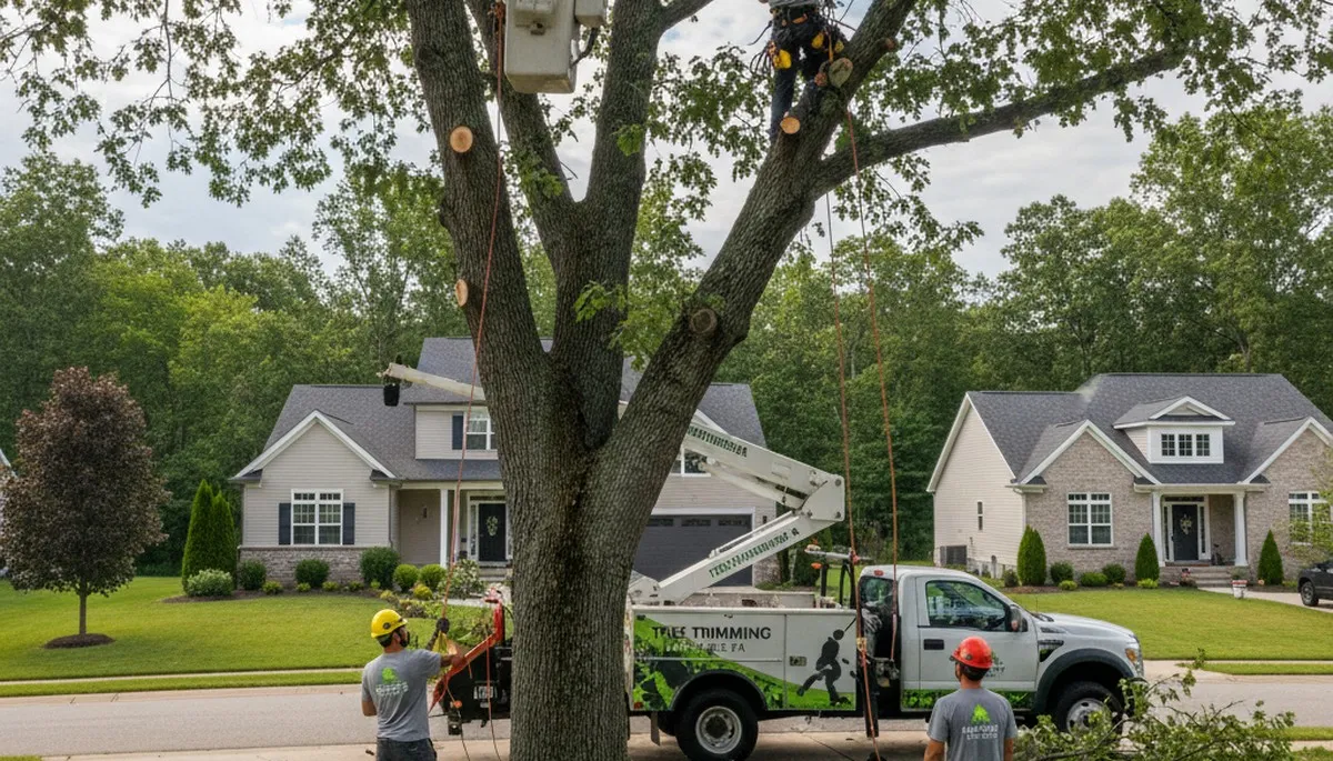 Professional tree removal service in Pittsburgh PA by experienced arborists safely clearing trees