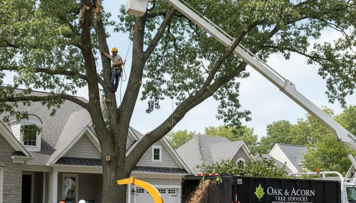 Professional tree removal service in Pittsburgh PA clearing hazardous trees safely